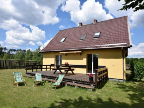 Cottage in a quiet location by the lake Mausz Parchowo in Kashubia